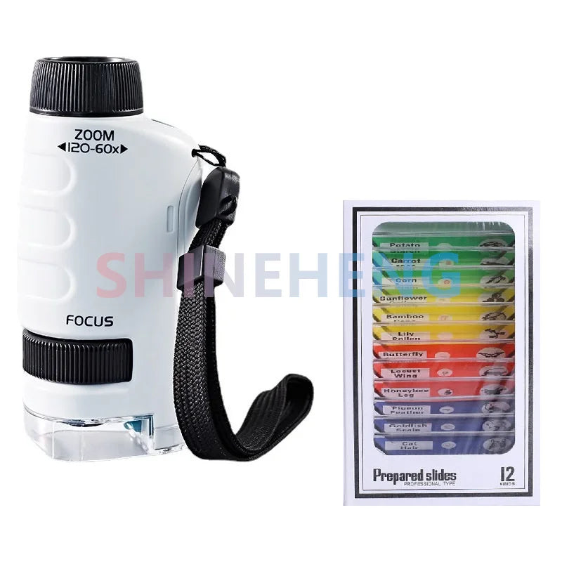 microscope enfant portable | Explorateur 60-120x-Pocket Zoom™