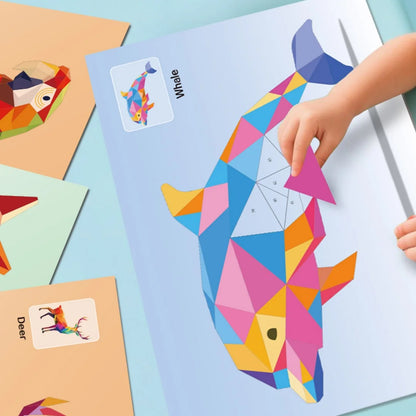 COLORIAGE PAR NUMERO | Activité créative de coloriage avec les STICKERS 3D