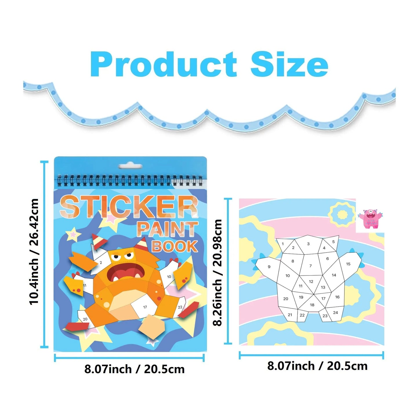 COLORIAGE MAGIQUE MATERNELLE| stickers numérotés`-Stickers-Puzzle 3-7ans