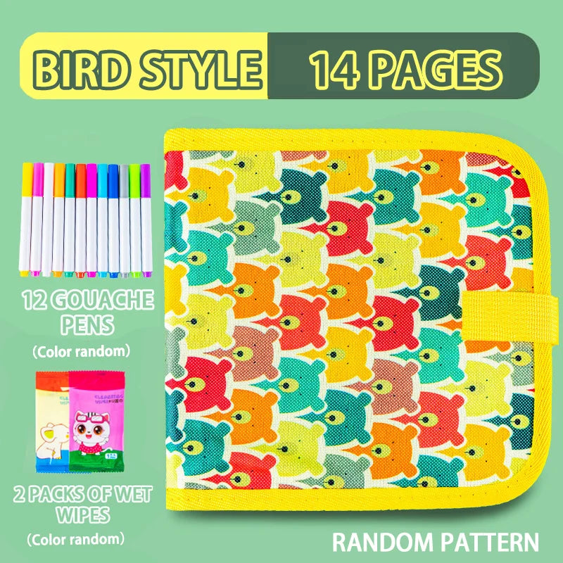 CAHIER DESSIN EFFAÇABLE | Ardoise StoryBook™ Effaçable, Multipages: 6, 10 ou 16 pages