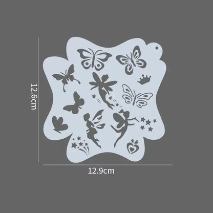 Face painting templates adults children professional body art reusable user-friendly party templates  makeup  tools template new