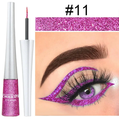 MAQUILLAGE HALLOWEEN: Eyeliner liquide poudre gel brillante💄🎃🤡