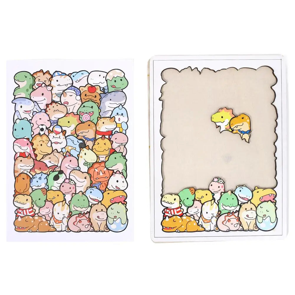 PUZZLE ENFANT 5 ANS | Puzzle 50 pièces animaux cachés MYSTÈREPuzzle™