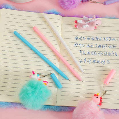 Cute Cartoon Plush Love Bear Lockable Notebook Ballpoint Pen Stationery Set, Student School Learning Supplies Kids Reward Gifts