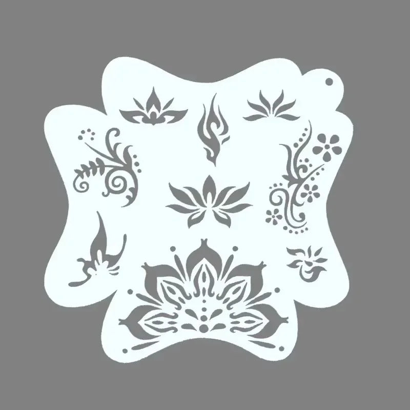 Face painting templates adults children professional body art reusable user-friendly party templates  makeup  tools template new