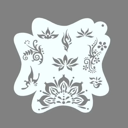 Face painting templates adults children professional body art reusable user-friendly party templates  makeup  tools template new