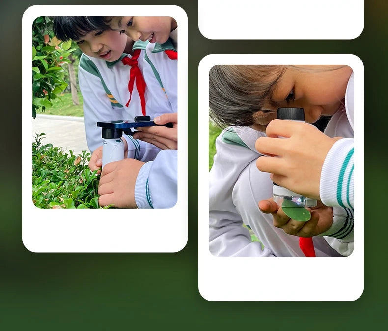 microscope enfant portable | Explorateur 60-120x-Pocket Zoom™