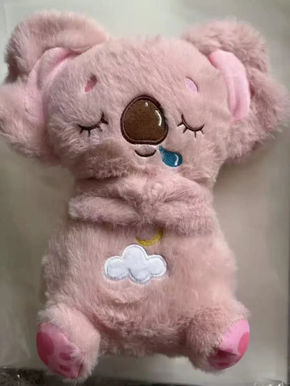 Breathing Koala with Light Sound Baby Sleep and Playmate Koala Musical Stuffed Plush Toy Newborn Sensory Comfortable Baby Gifts