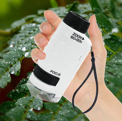 microscope enfant portable | Explorateur 60-120x-Pocket Zoom™