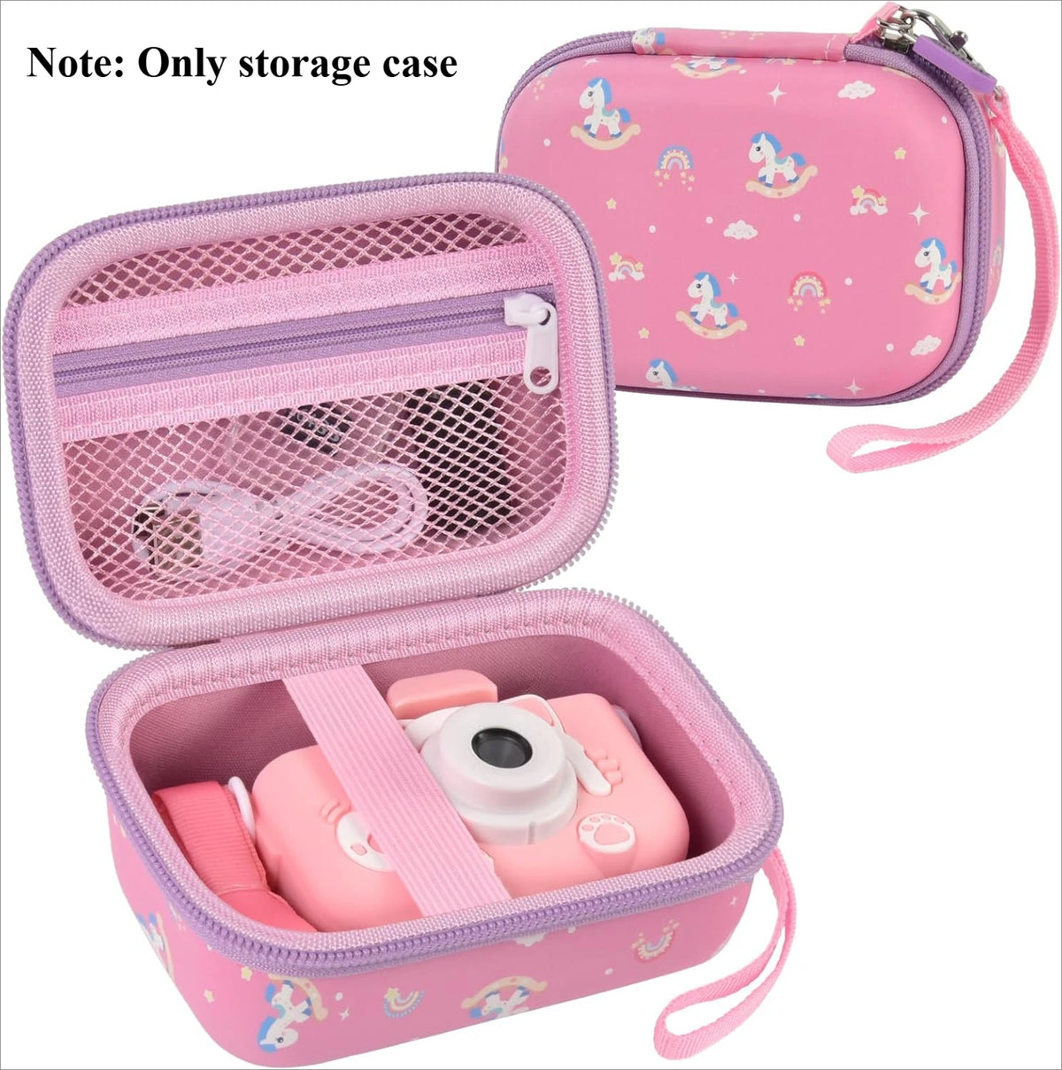 (Case only) Kids Camera Case for Goopow/for Mgaolo/for CIMELR/for Seckton/for OZMI/for Dylanto Digital Camera Toys