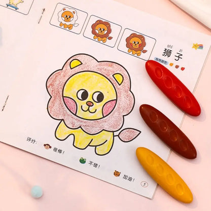 PREMIER CRAYON BÉBÉ| Crayon de couleur Ergonomique -Mini Couleurs™
