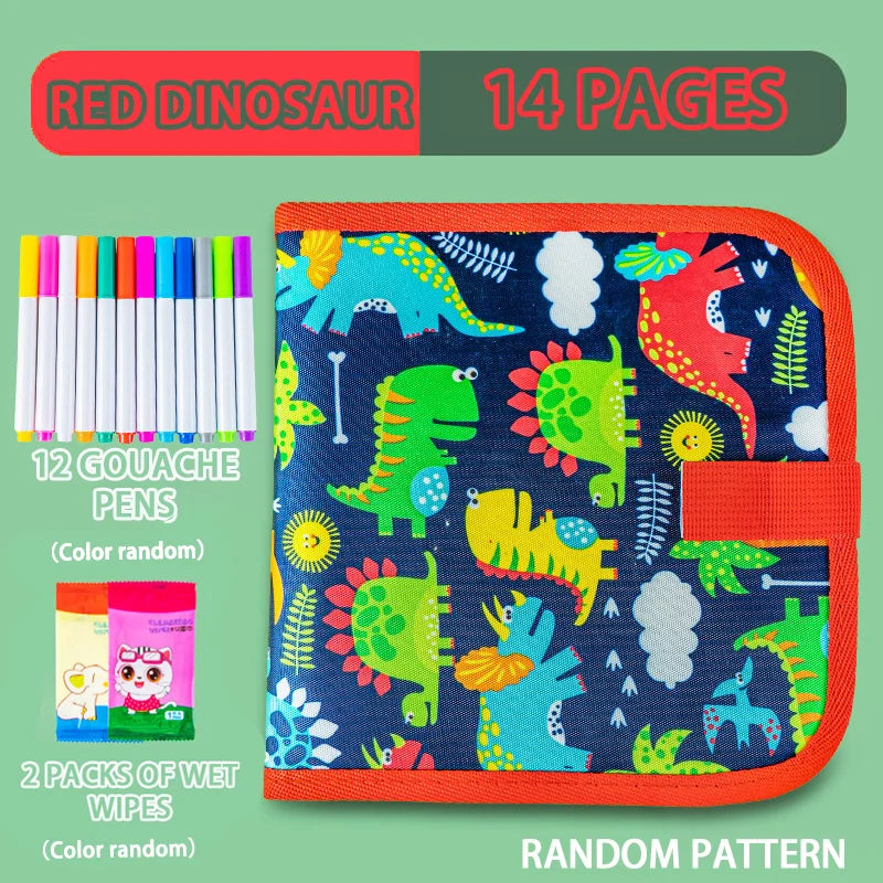 CAHIER DESSIN EFFAÇABLE | Ardoise StoryBook™ Effaçable, Multipages: 6, 10 ou 16 pages
