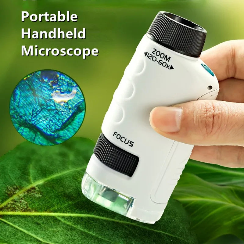 microscope enfant portable | Explorateur 60-120x-Pocket Zoom™