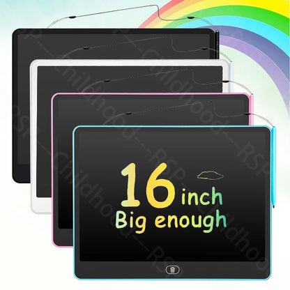 TABLETTE D'ÉCRITURE | Ardoise Magique LCD Griffonneuse™ Ecologique #11-13-16