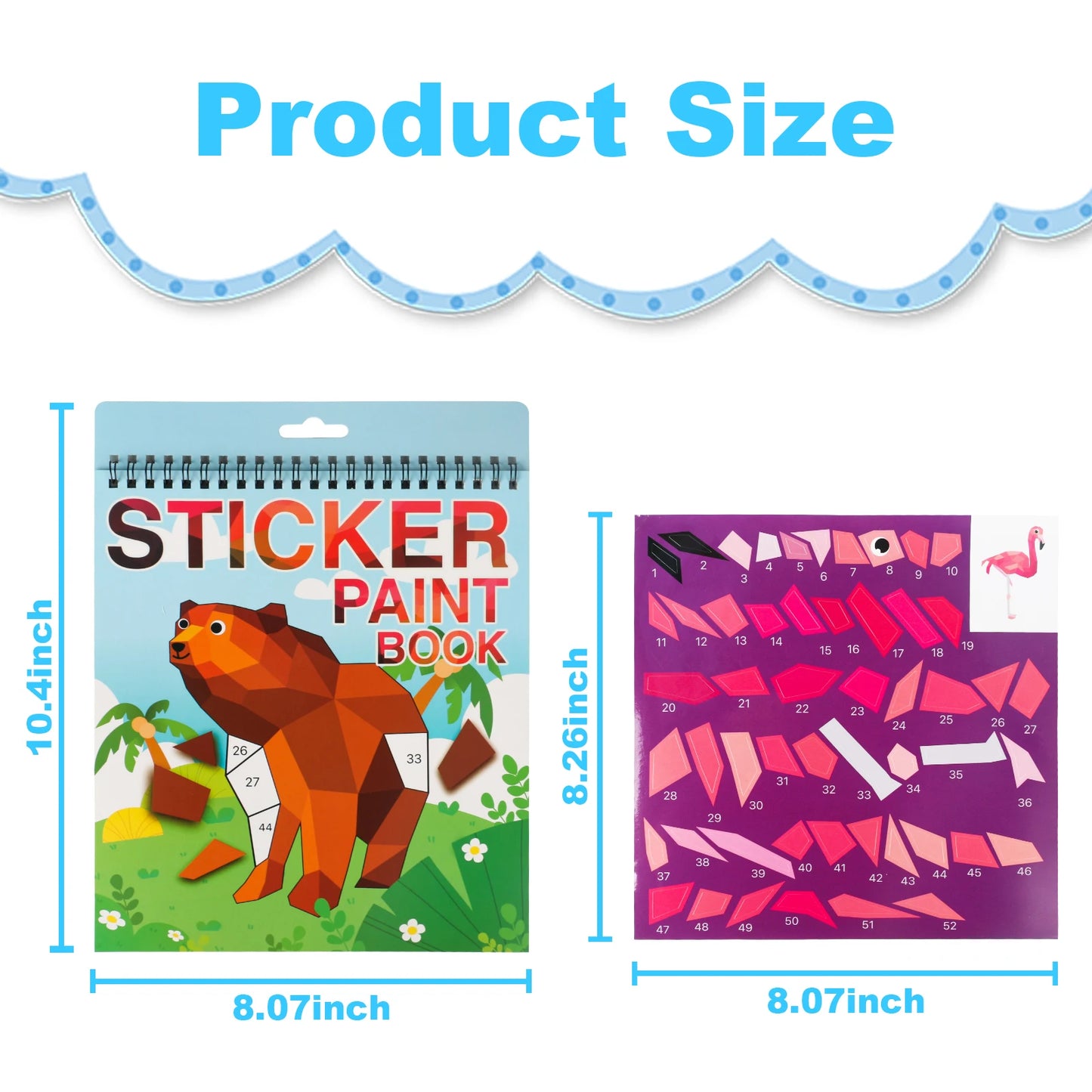 COLORIAGE MAGIQUE MATERNELLE| stickers numérotés`-Stickers-Puzzle 3-7ans