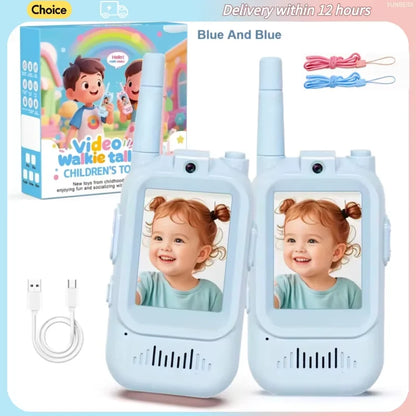 TALKIE WALKIE ENFANT| Radio vidéo bidirectionnelle face à face™-3 à 12 ans