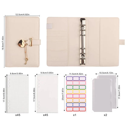 JOURNAL INTIME |Secrets-Sous-Clé™ cahier à anneaux d'organisation personnelle