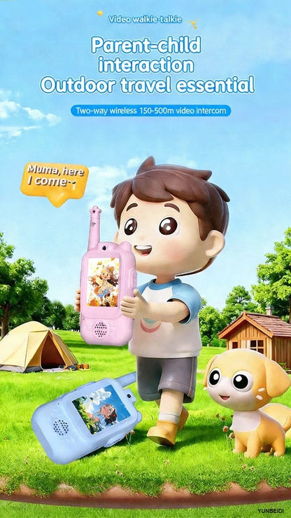 TALKIE WALKIE ENFANT| Radio vidéo bidirectionnelle face à face™-3 à 12 ans