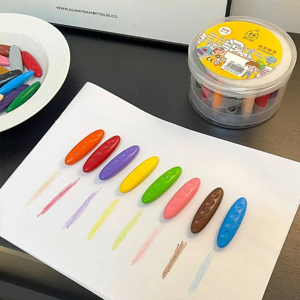 PREMIER CRAYON BÉBÉ| Crayon de couleur Ergonomique -Mini Couleurs™