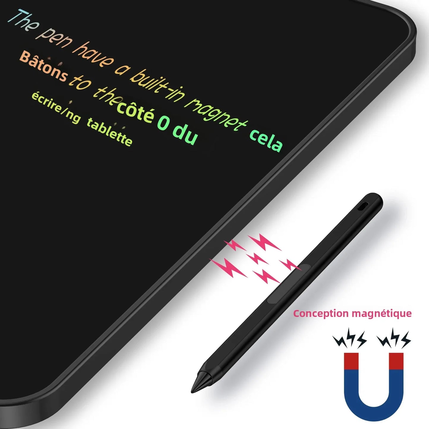 32/28/20/16 Inch Electronic Drawing Board USB Rechargeable LCD Writing Tablet Drawing Painting Educational Learning Toy for Kids