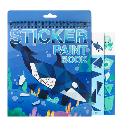 COLORIAGE MAGIQUE MATERNELLE| stickers numérotés`-Stickers-Puzzle 3-7ans