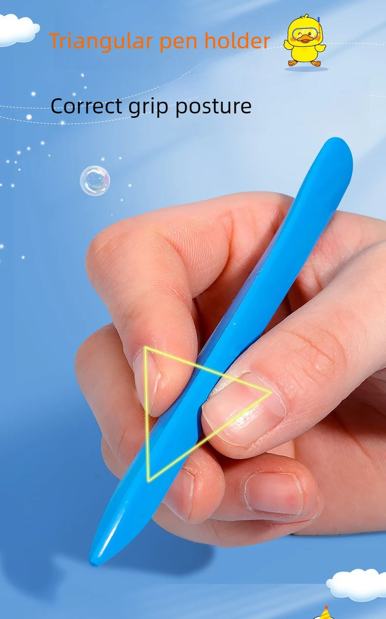 12-36 Color Kawaii Double-headed Triangle Crayon Children's Oil Painting Sticks Safe and Harmless Early Art Educational Supplies