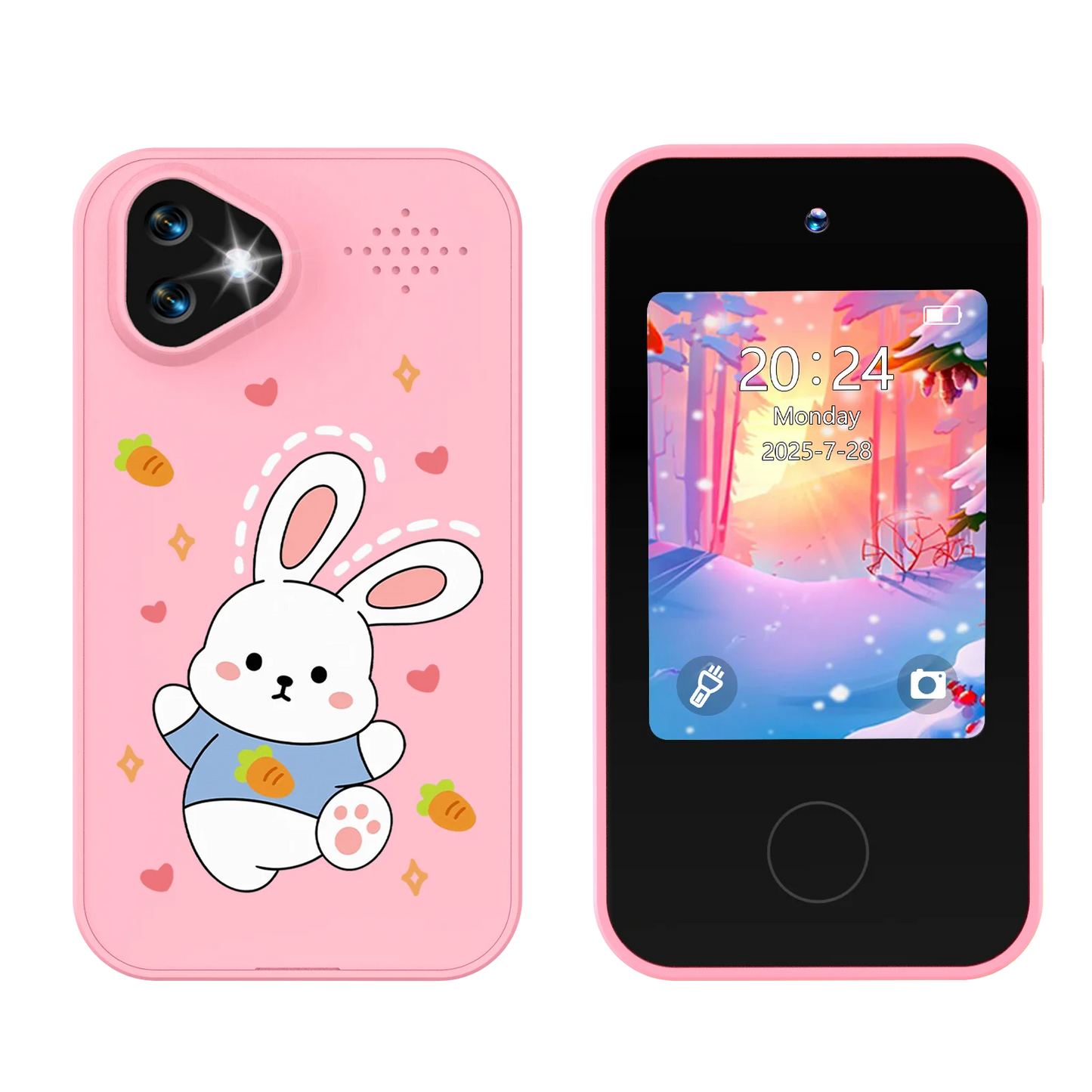 SMARTPHONE ENFANT|Jouet Éducatif sécuritaire sans Internet- Selfie-Phone™