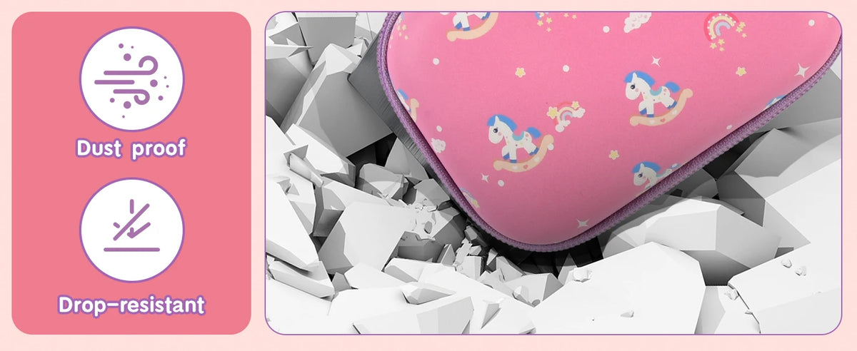 (Case only) Kids Camera Case for Goopow/for Mgaolo/for CIMELR/for Seckton/for OZMI/for Dylanto Digital Camera Toys