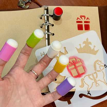 ACCESSOIRE MAQUILLAGE |12 Tampons Éponge à doigts, Qualité: lavables et réutilisables