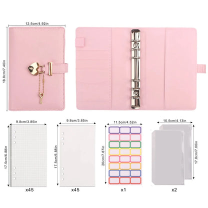 JOURNAL INTIME |Secrets-Sous-Clé™ cahier à anneaux d'organisation personnelle