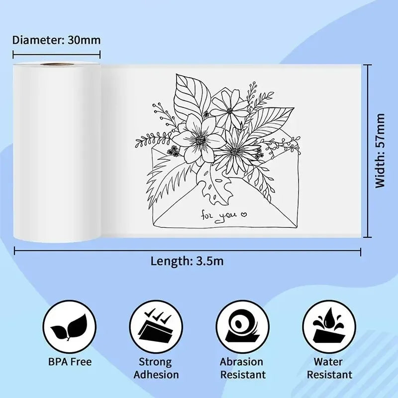 ROULEAUX DE PAPIER POUR IMPRESSION THERMAL| 3 Options