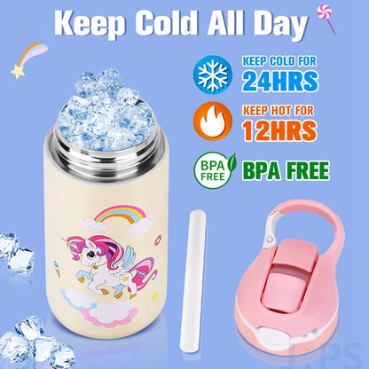 GOURDE ENFANT| Petite gourge en Acier  INOX 316 400ml