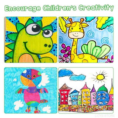12/24 Colors Wax Crayon For Kids Washable & Erasable Twist Crayons For Toddlers Drawing Coloring Crayon Set Back To School Gifts