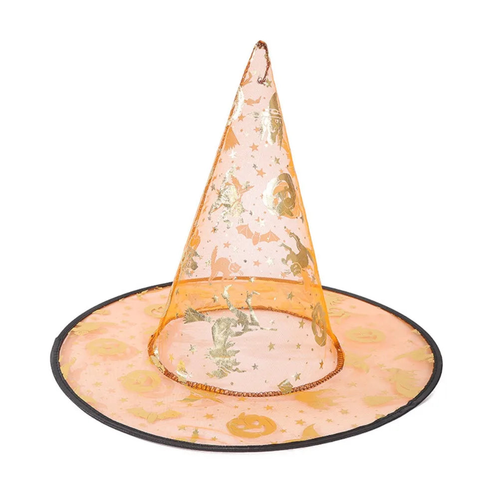 Chapeau de Sorcière en Gaze pour Halloween| Déguisement et décoration🧙🎩