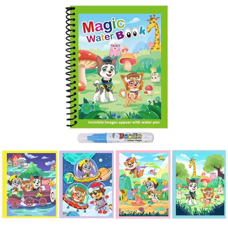 COLORIAGE MAGIQUE| Peinture Magique™ à l'eau reutilisable-Jeu Calme & autonome 2-8ans