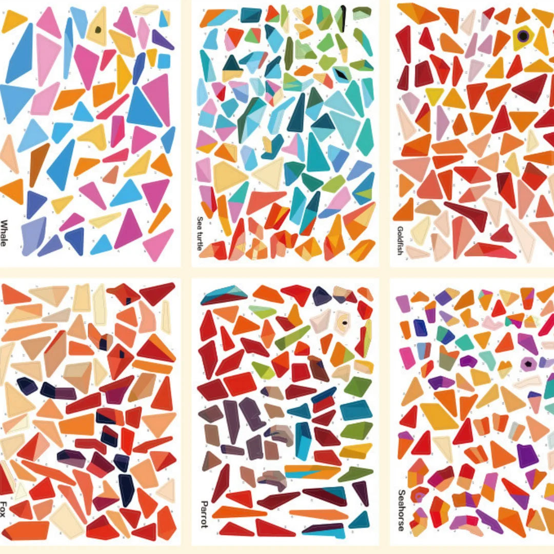 COLORIAGE PAR NUMERO | Activité créative de coloriage avec les STICKERS 3D
