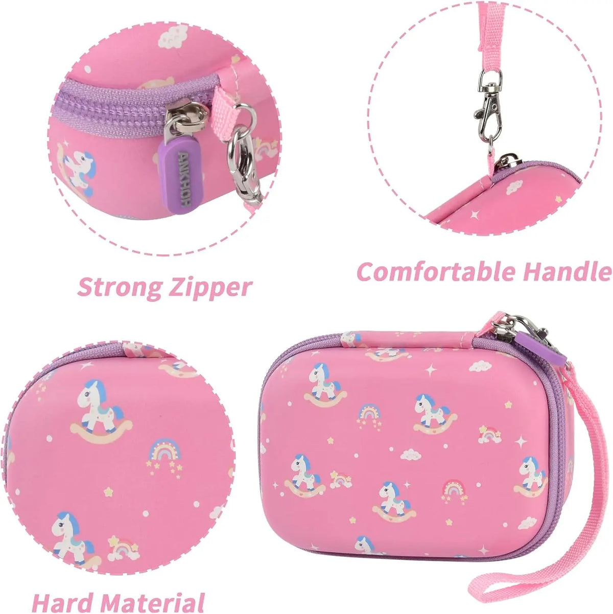 (Case only) Kids Camera Case for Goopow/for Mgaolo/for CIMELR/for Seckton/for OZMI/for Dylanto Digital Camera Toys