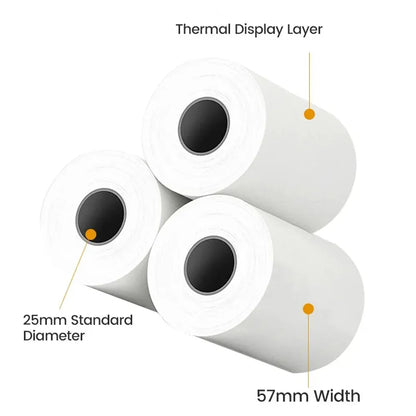 ROULEAUX DE PAPIER POUR IMPRESSION THERMAL| 3 Options