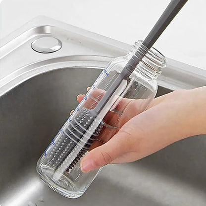 Brosse à bouteilles en Silicone,ou Brosse amovible votre choix