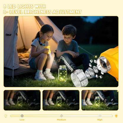 Handheld Kids Microscope Science Education Toy  2.4-Inch Screen 1000x Pocket Microscope Christmas Birthday Gift for Boys & Girls