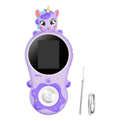 Kids Digital Microscope 200X Mini Portable Pocket Microscope Camera with 2-Inch IPS Screen Built-in 8 LEDs Magnifying Glass Toy