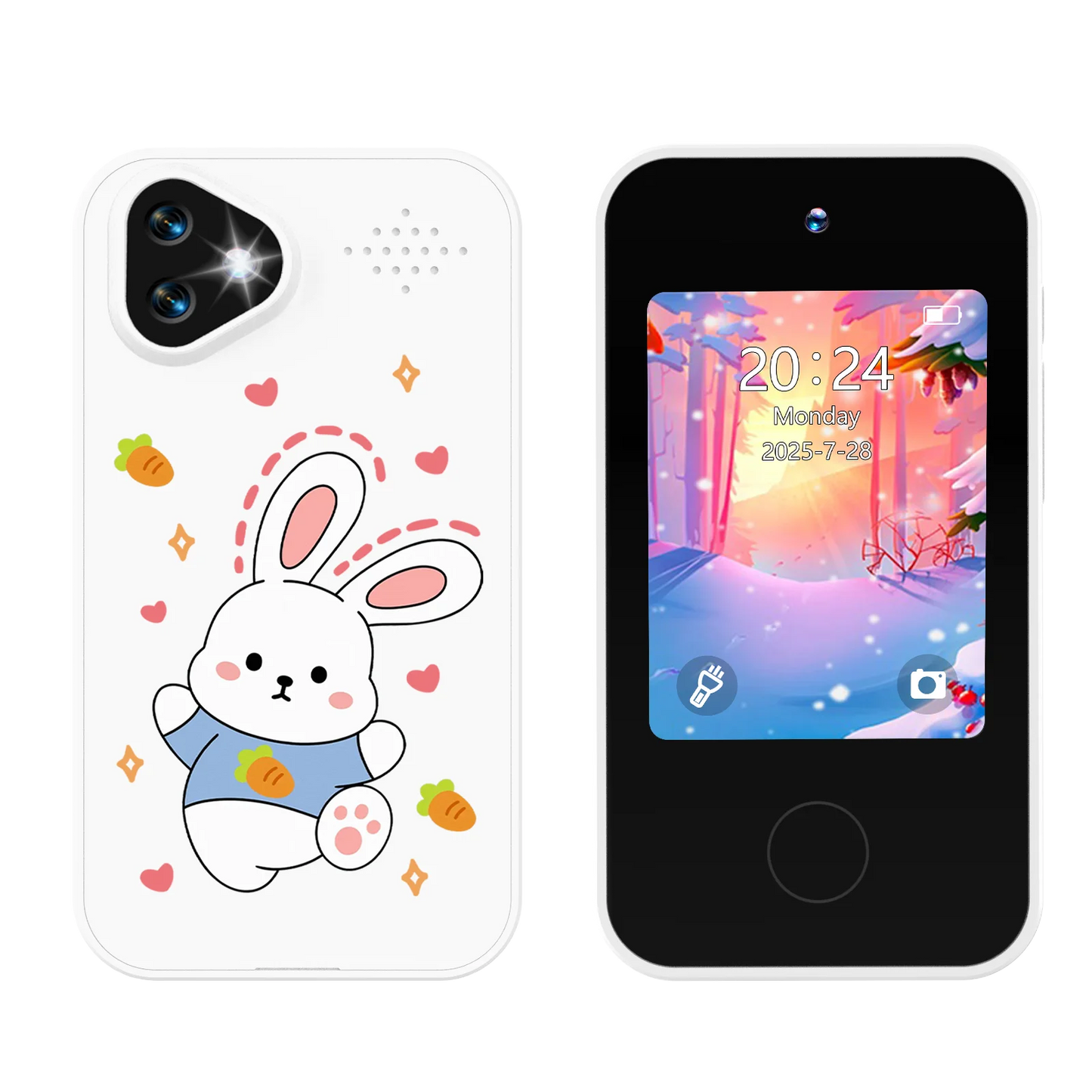 SMARTPHONE ENFANT|Jouet Éducatif sécuritaire sans Internet- Selfie-Phone™