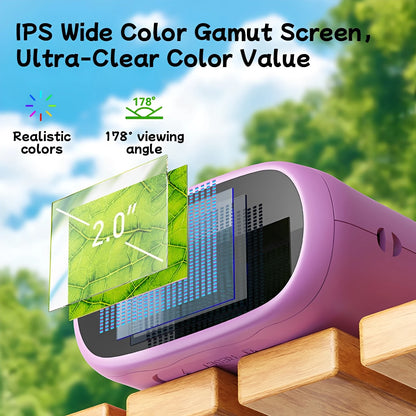 Microscope and Telescope 2 in 1 Children's Optical Educational Toys 2MP HD Camera Microscope 1000x Magnification Birthday Gifts