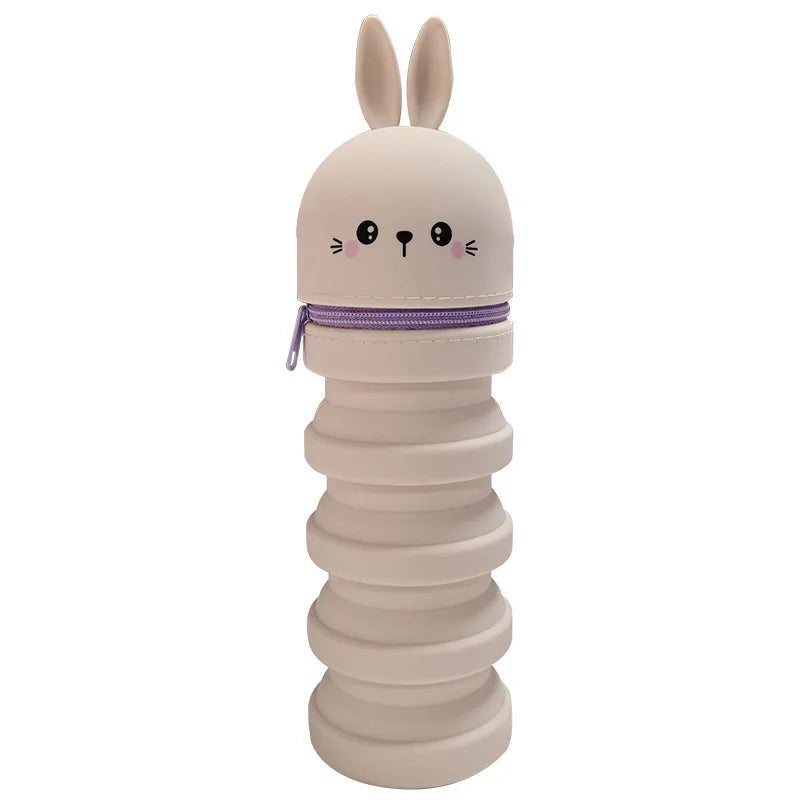 Animal standing pencil case, pen holder suitable for students, school, office, back-to-school gifts