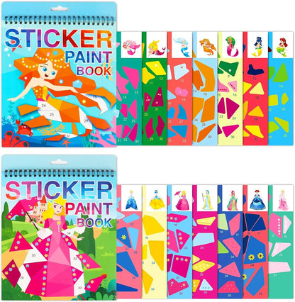 COLORIAGE MAGIQUE MATERNELLE| stickers numérotés`-Stickers-Puzzle 3-7ans