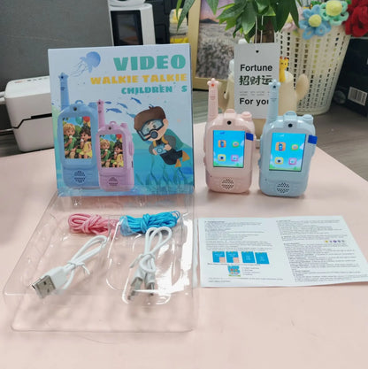 TALKIE WALKIE ENFANT| Radio vidéo bidirectionnelle face à face™-3 à 12 ans