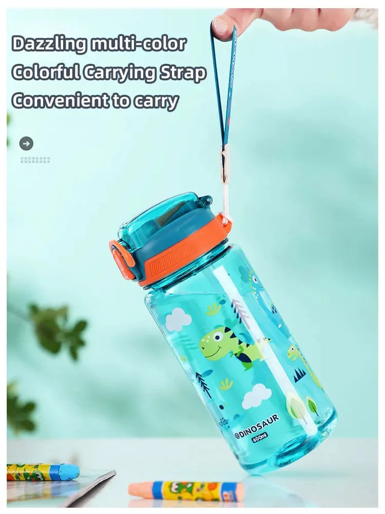 GOURDE ENFANT| Paille en sillicone, sans fuite le gourde POP™