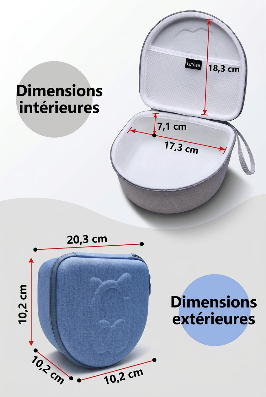 ÉTUI POUR ÉCOUTEURS | Transport et protection pour Casque Audio Miaou!