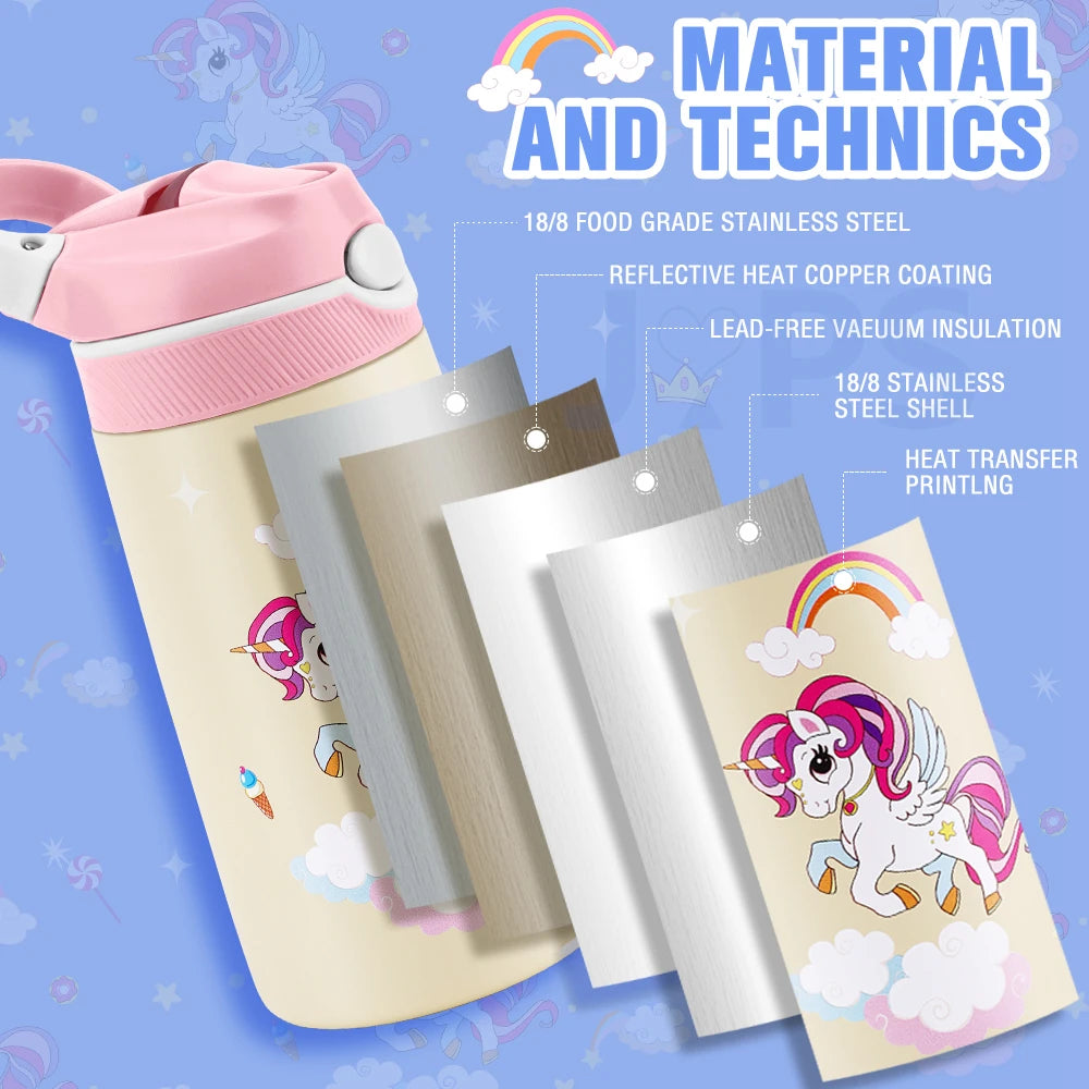 GOURDE ENFANT| Petite gourge en Acier  INOX 316 400ml