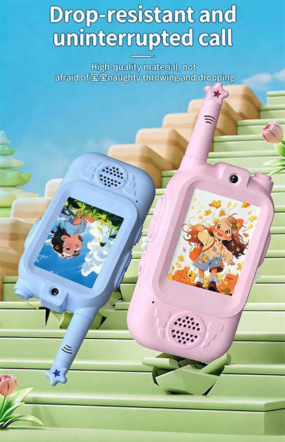 TALKIE WALKIE ENFANT| Radio vidéo bidirectionnelle face à face™-3 à 12 ans